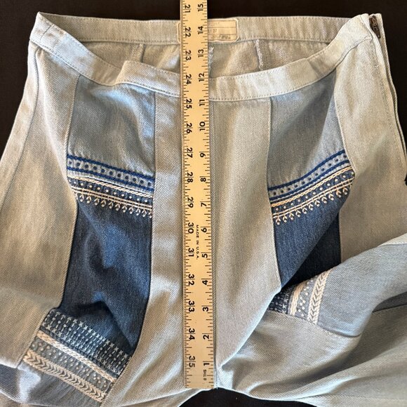 Free People Willa Pieced Wide-Leg Jeans Sz 27 - Picture 12 of 17